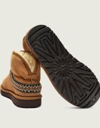 UGG Bocanci Classic Mini Crescent | piele întoarsă | lână
