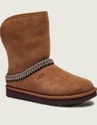 UGG Bocanci Classic Short Crescent | piele întoarsă | wełna | shearling