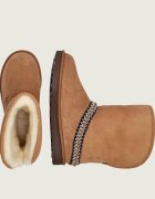 UGG Bocanci Classic Short Crescent | piele întoarsă | wełna | shearling
