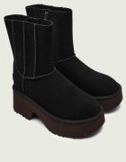 UGG Bocanci Classic Twin New Heights | piele întoarsă