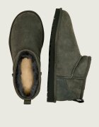 UGG Bocanci Classic Ultra Mini cu adaos de lână | skóra