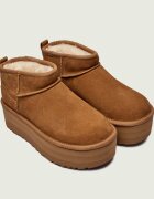 UGG Bocanci CLASSIC ULTRA MINI | lână | piele întoarsă