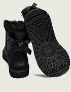 UGG Bocanci Mini Bailey Bow II | piele întoarsă | wełna | shearling