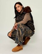 UGG Bocanci W CLASSIC MICRO | piele întoarsă (zamsz) | cu adaos de lână