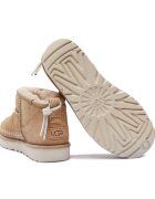 UGG Bocanci W Classic Ultra Mini Biarritz | piele întoarsă | lână