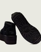 UGG Bocanci W CLASSIC ULTRA MINI | lână | piele întoarsă