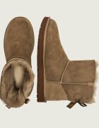 UGG Bocanci W Mini Bailey Bow II | piele întoarsă