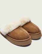 UGG Căptușite papuci de casă DISQUETTE | piele întoarsă | shearling
