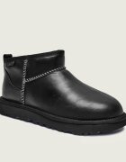 UGG De piele bocanci Classic Ultra Mini cu adaos de lână