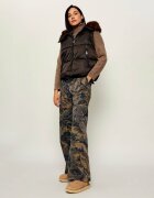 UGG De piele bocanci W ULTRA MINI CRAFTED REGENERATE cu adaos de lână