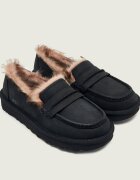 UGG De piele căptușite pantofi loafer W Ellis cu adaos de lână