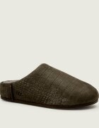 UGG De piele mules (încălțăminte) ELEA EMBOSSED cu adaos de lână