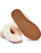 UGG De piele papuci de casă W SCUFFETTE II