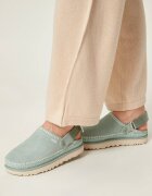 UGG Mule 2 în 1 W GOLDENSTAR MEADOW ACCENT CLOG | piele întoarsă