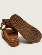UGG Sandale W GOLDENSTAR HI ARTISTITCH | piele întoarsă