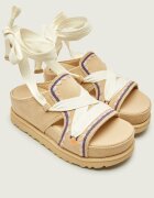 UGG Sandale W GOLDENSTAR HI ARTISTITCH | piele întoarsă