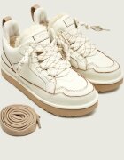 UGG Teniși din piele M Lowmel Contrast | shearling