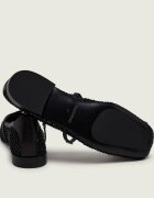 Valentino Balerini Crystal Mary Jane cu adaos de piele