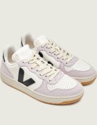 Veja Sneakers V-10 cu adaos de piele