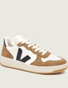 Veja Sneakers V-10 cu adaos de piele