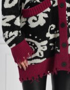 Versace Jeans Couture Cardigan | Relaxed fit cu adaos de lână
