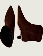 Weekend Max Mara Botine cu toc subțire Wkacapanna | piele întoarsă