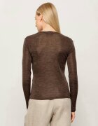 Weekend MaxMara De lână bluză Wkdpatto | Slim Fit cu adaos de mătase