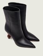Weekend MaxMara De piele botine cu toc Wkarollio