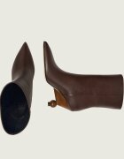 Weekend MaxMara De piele botine cu toc Wkarollio