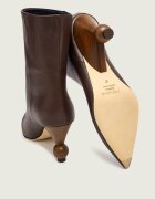 Weekend MaxMara De piele botine cu toc Wkarollio