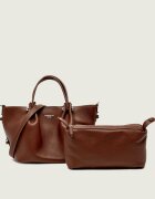 Weekend MaxMara De piele cufăr + borsetă Wkadritto