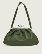 Weekend MaxMara De piele geantă pe umăr Cubico Pasticcino
