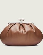 Weekend MaxMara De piele geantă pe umăr Cubico Pasticcino