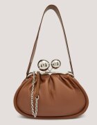 Weekend Max Mara De piele geantă pe umăr Milvanew Pasticcino