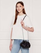 Weekend MaxMara De piele geantă pe umăr PRATI Pasticcino