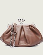Weekend MaxMara De piele geantă pe umăr Prati Pasticcino