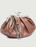 Weekend MaxMara De piele geantă pe umăr Prati Pasticcino