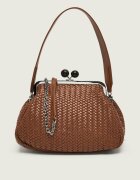 Weekend Max Mara De piele geantă pe umăr Wkaere Pasticcino