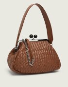 Weekend Max Mara De piele geantă pe umăr Wkaere Pasticcino