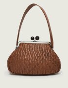 Weekend Max Mara De piele geantă pe umăr Wkaere Pasticcino