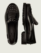 Weekend Max Mara De piele pantofi loafer Weekendanlug