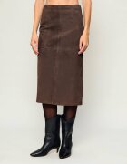 Weekend MaxMara Fustă Wkdpalmi | piele întoarsă