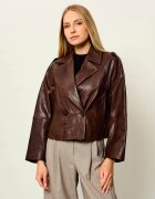 Weekend MaxMara Geacă de piele Wkdfelino | Relaxed fit