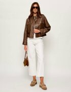 Weekend Max Mara Geacă de piele Wkdpiovra | Cropped Fit