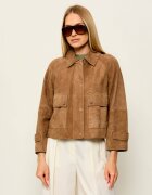 Weekend MaxMara Geacă Wkdabito | Relaxed fit | piele întoarsă