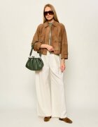 Weekend MaxMara Geacă Wkdabito | Relaxed fit | piele întoarsă