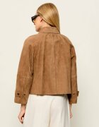 Weekend MaxMara Geacă Wkdabito | Relaxed fit | piele întoarsă
