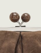 Weekend MaxMara Geantă pe umăr Wlavalois Pasticcino | piele întoarsă