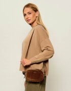 Weekend Max Mara Geantă poștaș Wkastruzzo | piele întoarsă