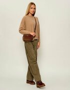 Weekend Max Mara Geantă poștaș Wkastruzzo | piele întoarsă